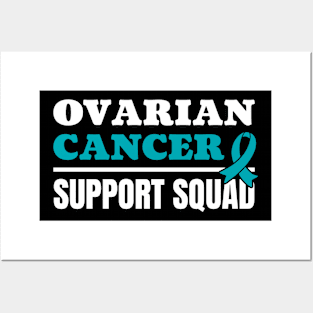 Ovarian Cancer Support Squad - Bold Typograph Posters and Art